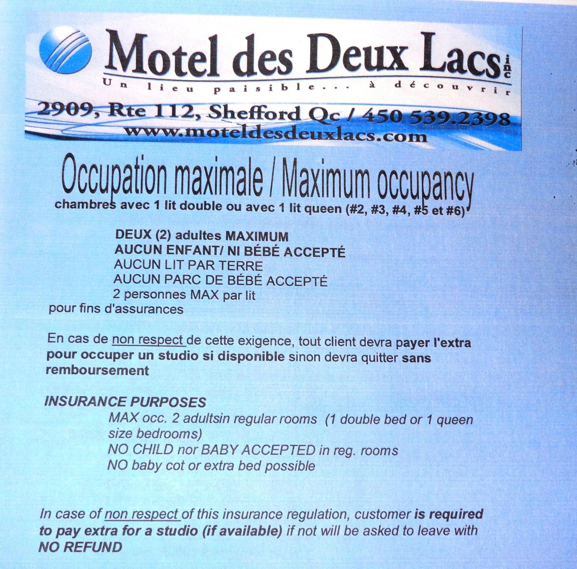 Motel Des Deux Lacs Waterloo Rom bilde